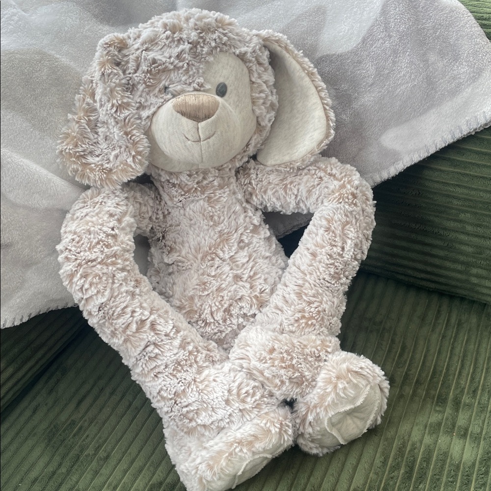 Demdaco Hearful Hugs Puppy‎ Plush with weighted arms and weighted feet